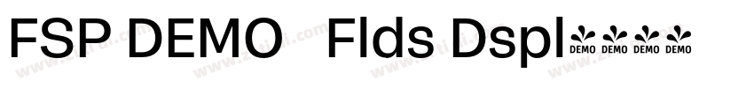 FSP DEMO   Flds Dspl字体转换